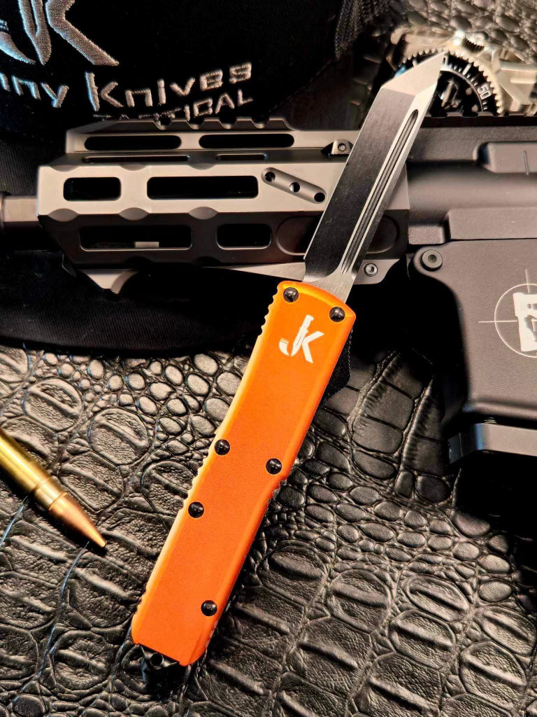 Orange Cayman (OTF Knife)